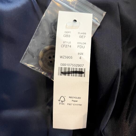 J.Crew Alexandra Velvet Blazer Italian Formal Holidays Lux CF274 Emerald Green 4 - Picture 14 of 16